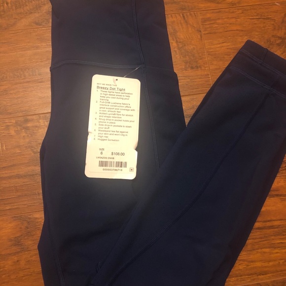 lululemon athletica Pants - New with tags. Breezy Dot tight
